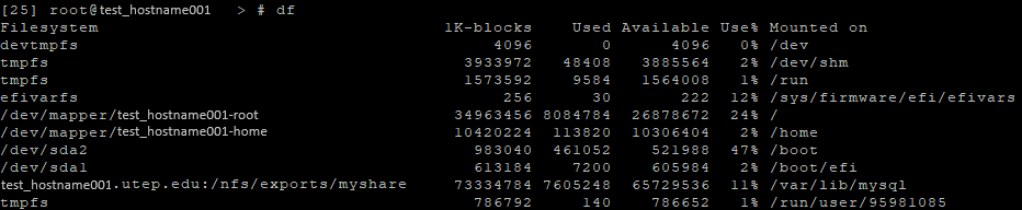 Mount Validation